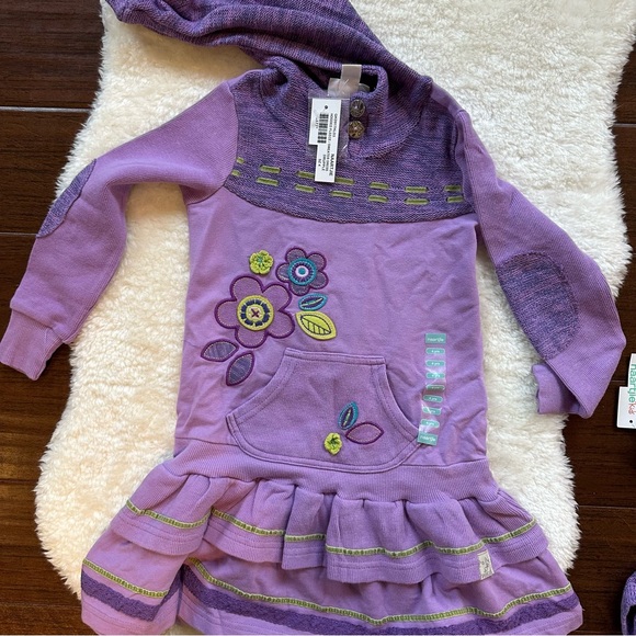 NWT Rare Naartjie Hoodie Top & Leggings Outfit Size 3-4 - Picture 2 of 2